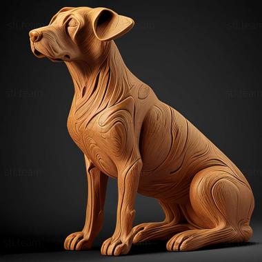 3D модель Древер собака (STL)